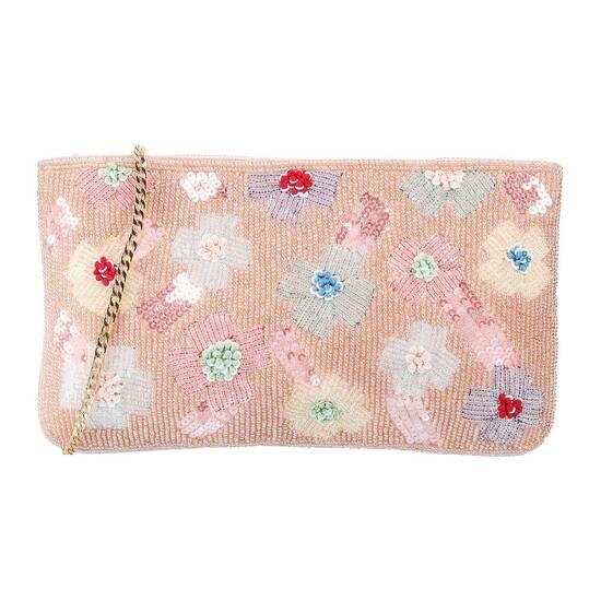 Women Peach Clutch