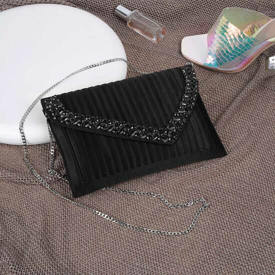 Women Black Clutch