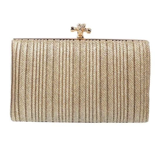 Women Gold Clutch