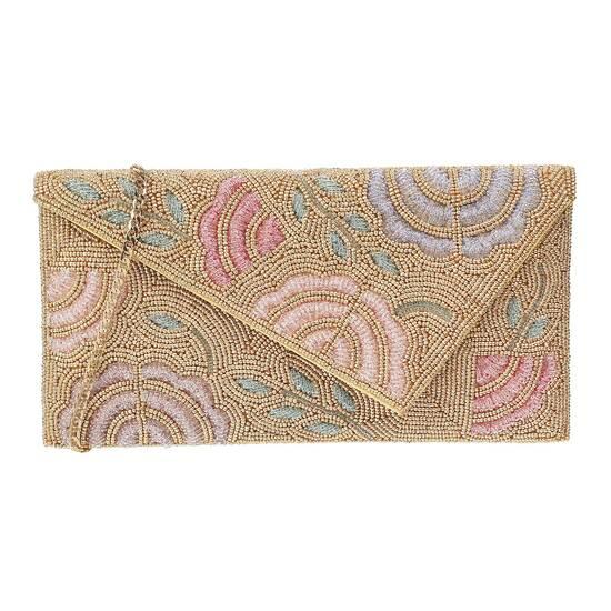 Women Gold Clutch