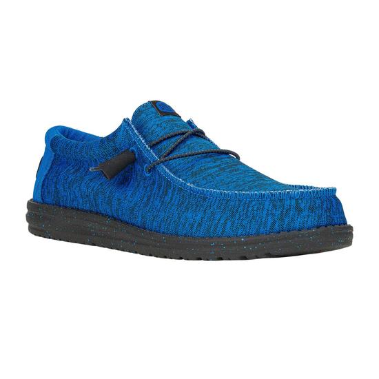 Men Black-blue Casual Sneakers