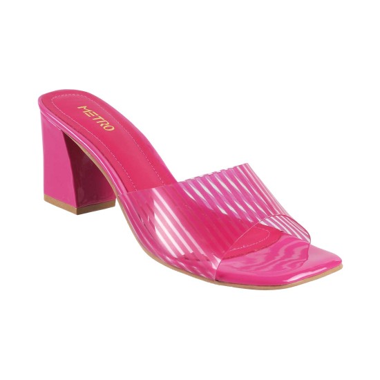 Women Pink Casual Slip Ons