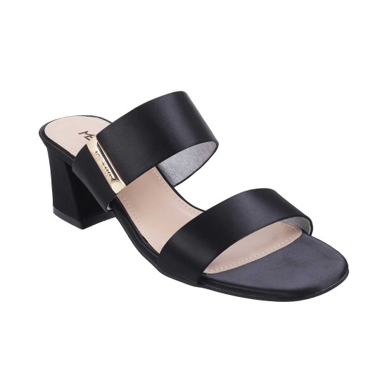 Women Black Casual Slides