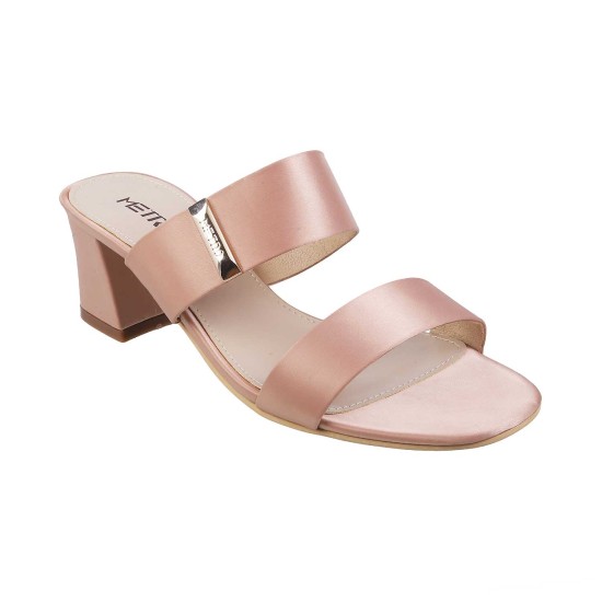 Women Pink Casual Slides