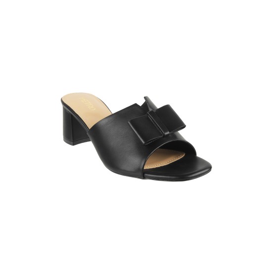 Women Black Casual Slip Ons