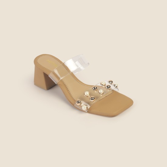 Women Gold Casual Slip Ons