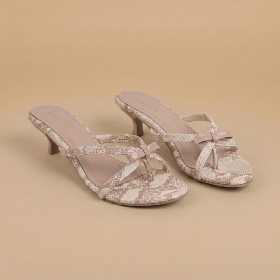 Women Beige Casual Slip Ons