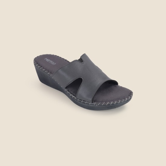 Women Grey Casual Slip Ons