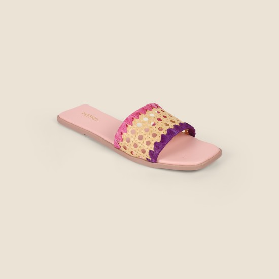 Women Pink Casual Slip Ons