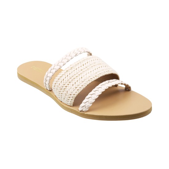 Women Beige Casual Slippers