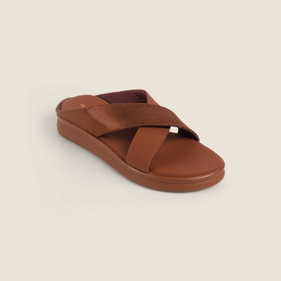 Women Brown Casual Slip Ons