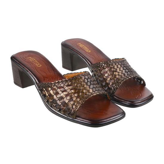 Women Brown Casual Slip Ons