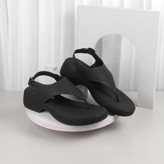 Women Black Casual Sandals
