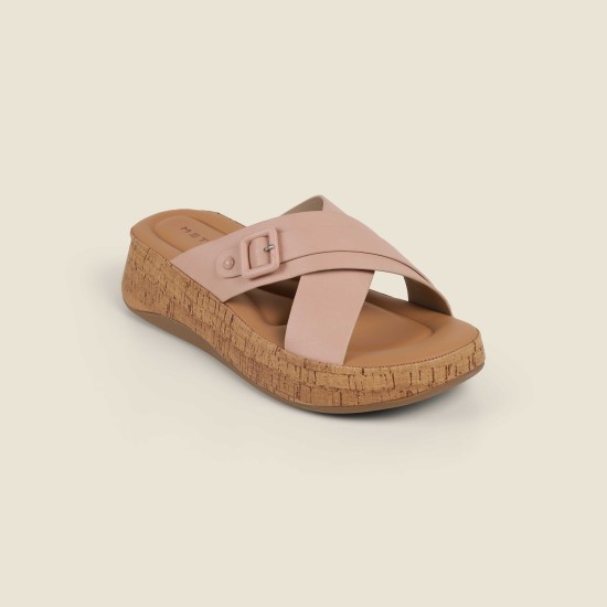Women Pink Casual Slip Ons
