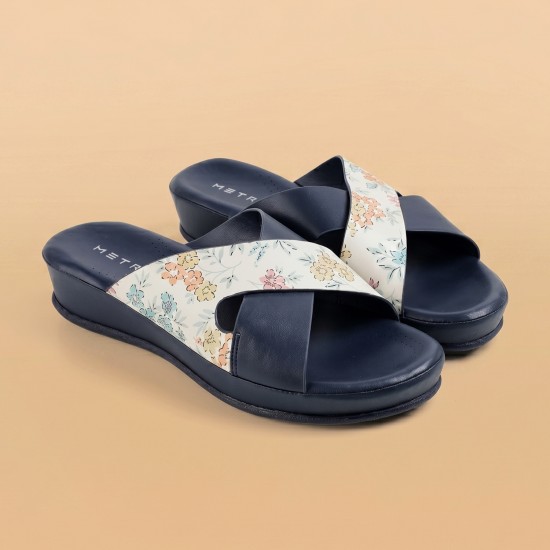 Women Blue Casual Comfort