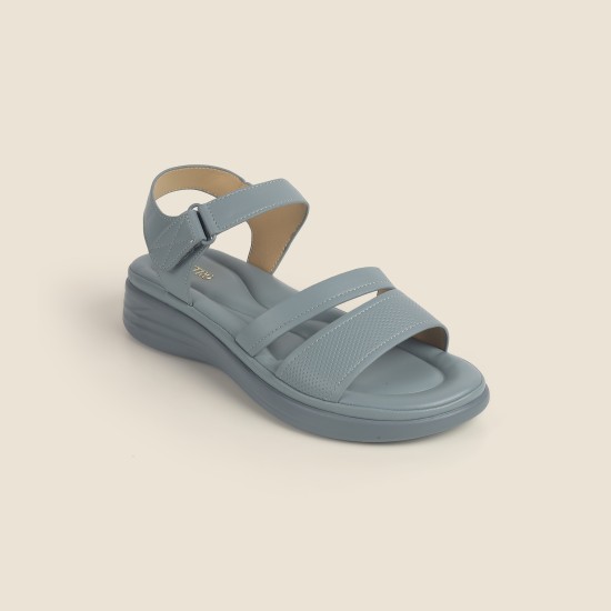 Women Grey Casual Sandals