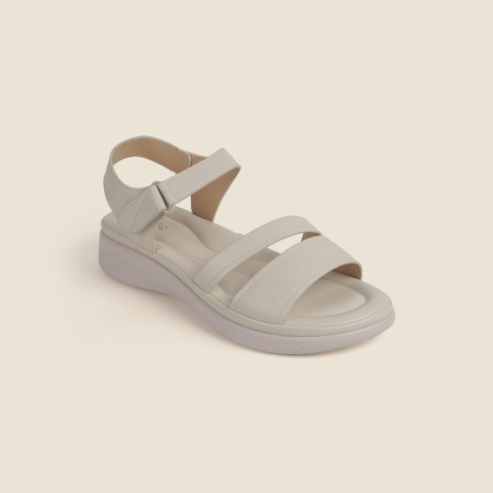 Women Beige Casual Sandals