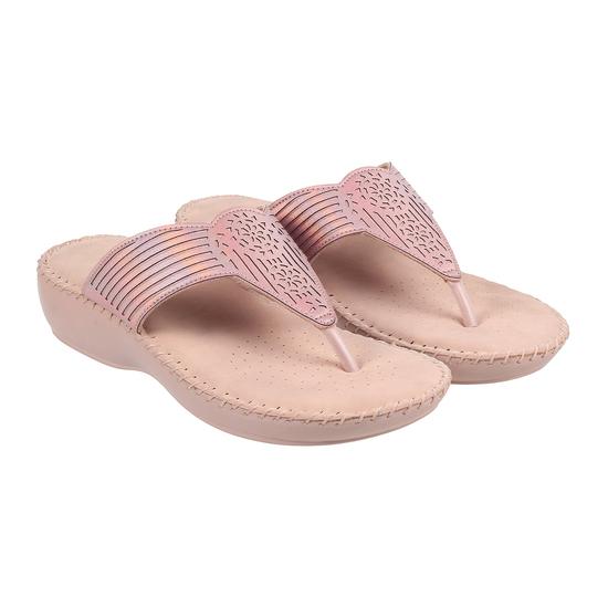 Women Pink Casual Slippers