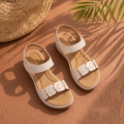 Women Beige Casual Sandals