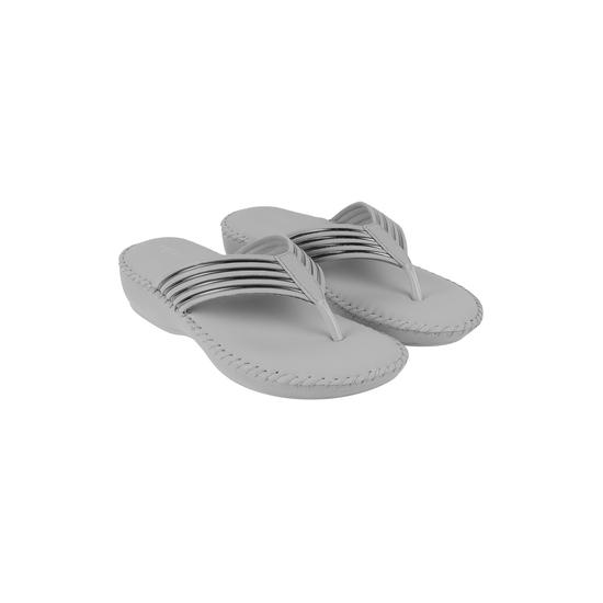 Women Grey Casual Slippers