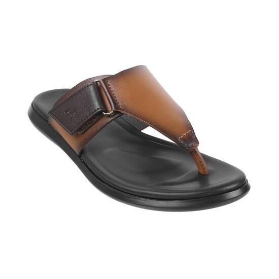 Boys Tan Casual Slippers