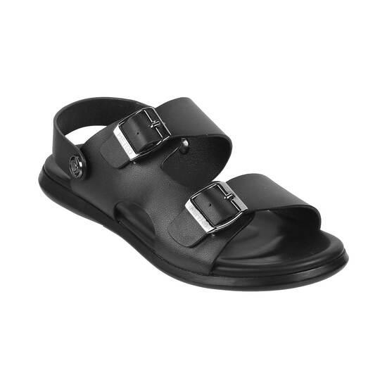 Boys Black Casual Sandals