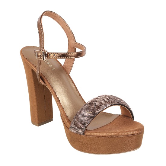 Women Antique-Gold Party Sandals