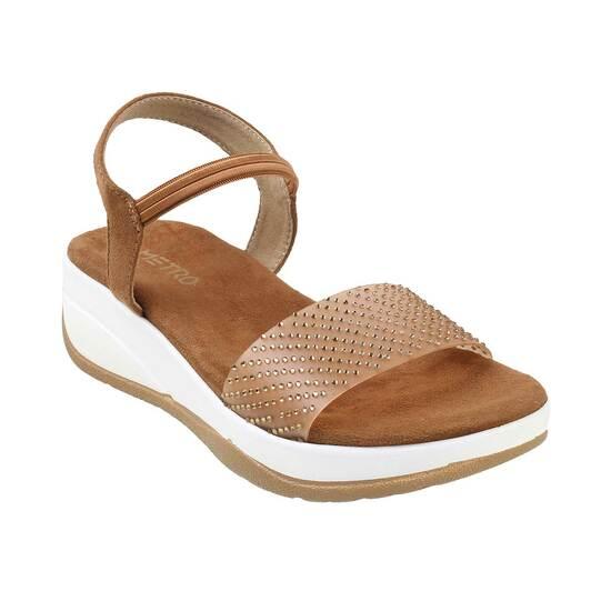 Girls Tan Casual Sandals