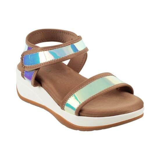 Girls Beige Casual Sandals
