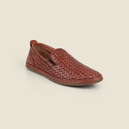 Men Tan Ethnic Jutis