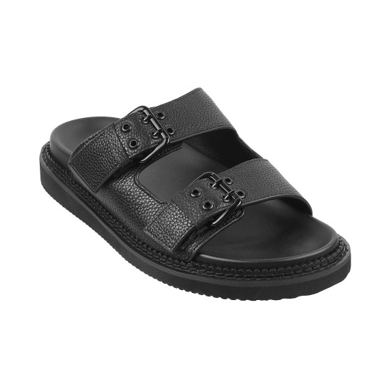 Men Black Casual Slip Ons