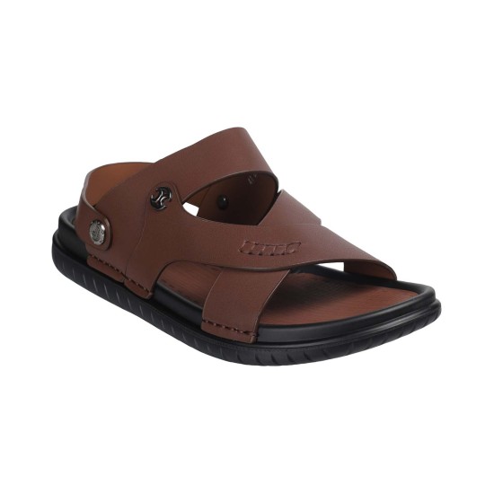 Men Brown Casual Sandals