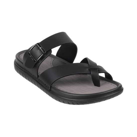 Men Black Casual Slippers