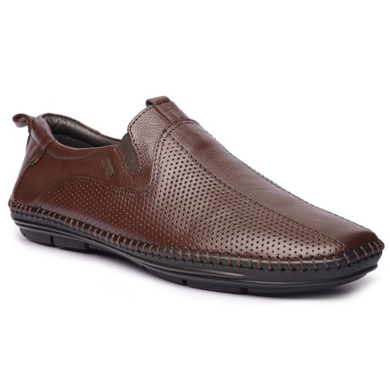Men Brown Casual Moccasin