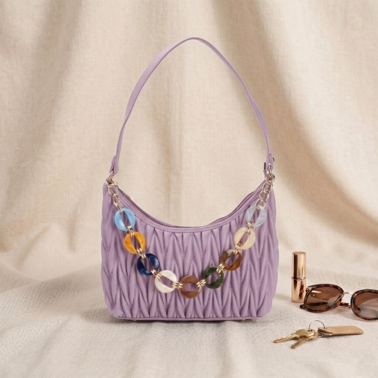 Women Purple Hobo Bag