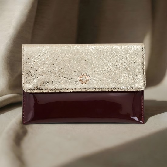 Women Maroon Clutch