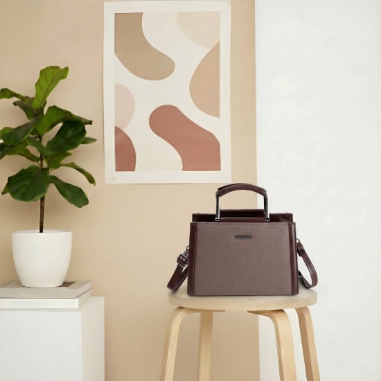 Women Brown Satchel Bag