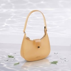 Women Beige Hobo Bag