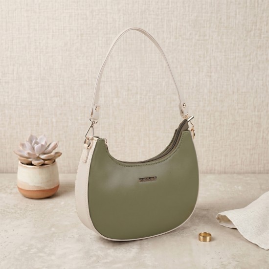 Women Green Shoulder Bag