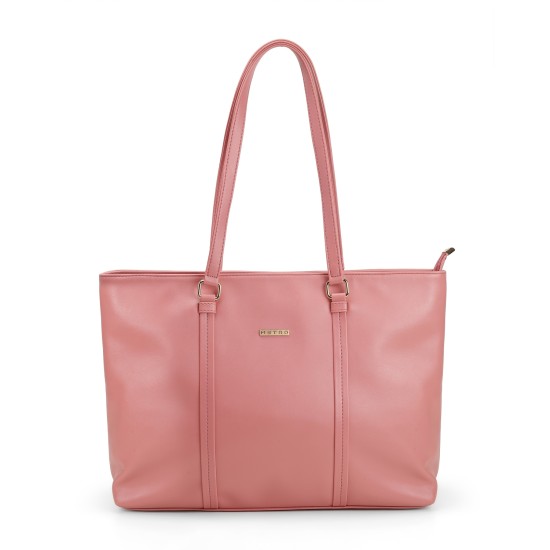 Women Peach Tote Bag