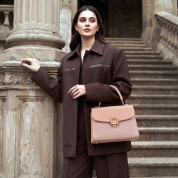 Women Pink Satchel Bag