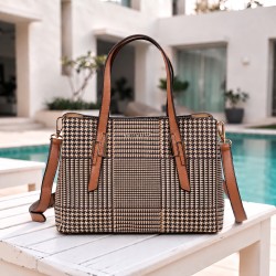 Women Brown Satchel Bag