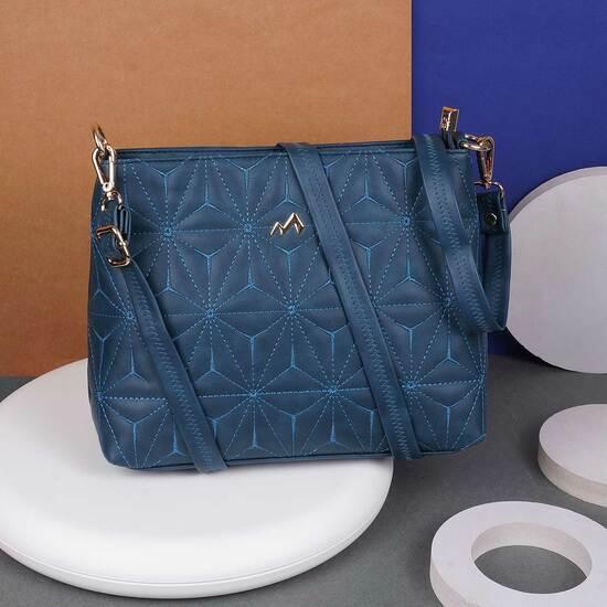 Women Blue Sling Bag