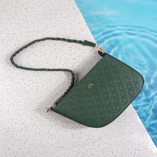 Women Green Shoulder Bag