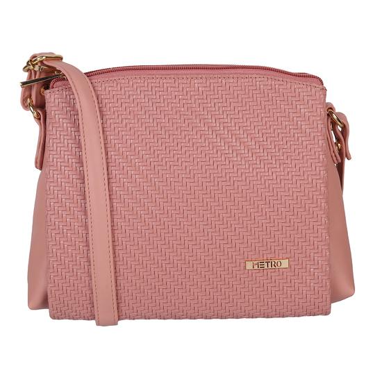 Women Peach Sling Bag