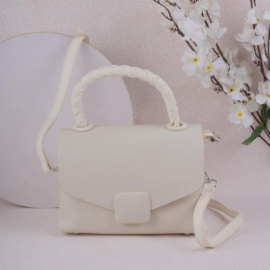 Women Off-white Sling Bag