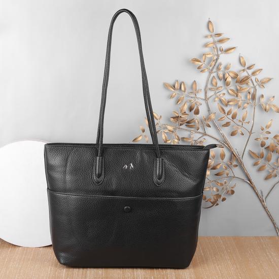 Women Black Tote Bag
