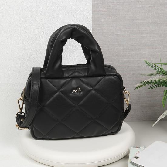 Women Black Satchel Bag