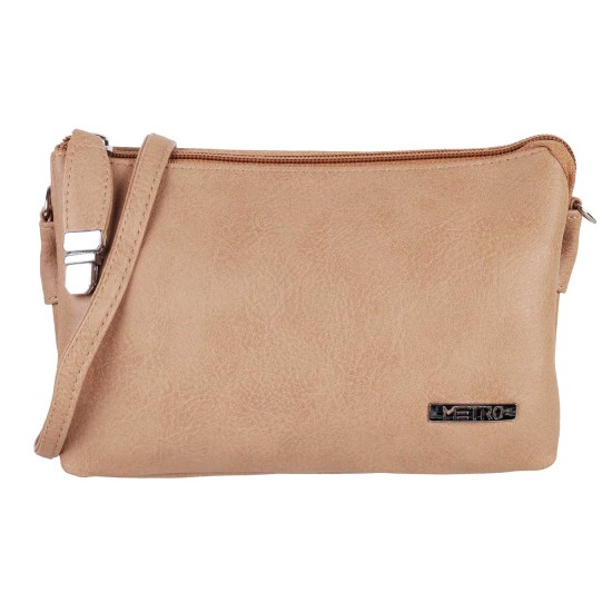 Women Beige Sling Bag