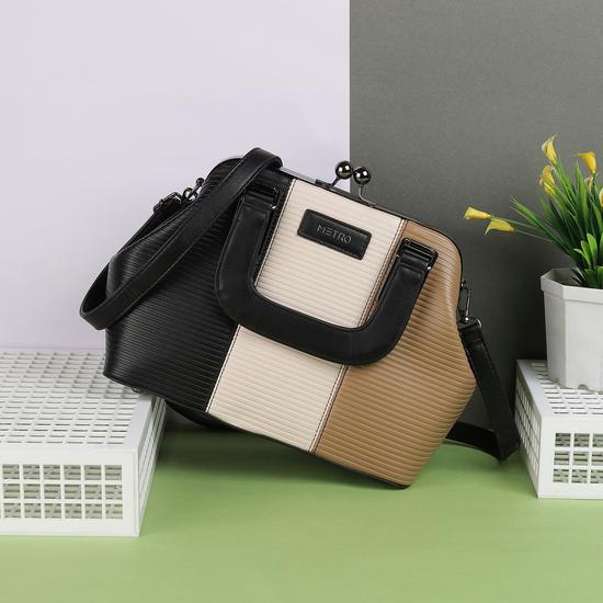 Women Black Satchel Bag